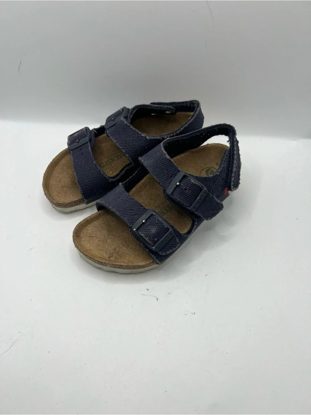 Birkenstock Navy Kids Double-Strap Open-Toe Sandals